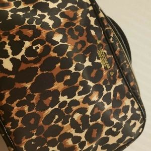 victoria secret cheetah print makeup bag